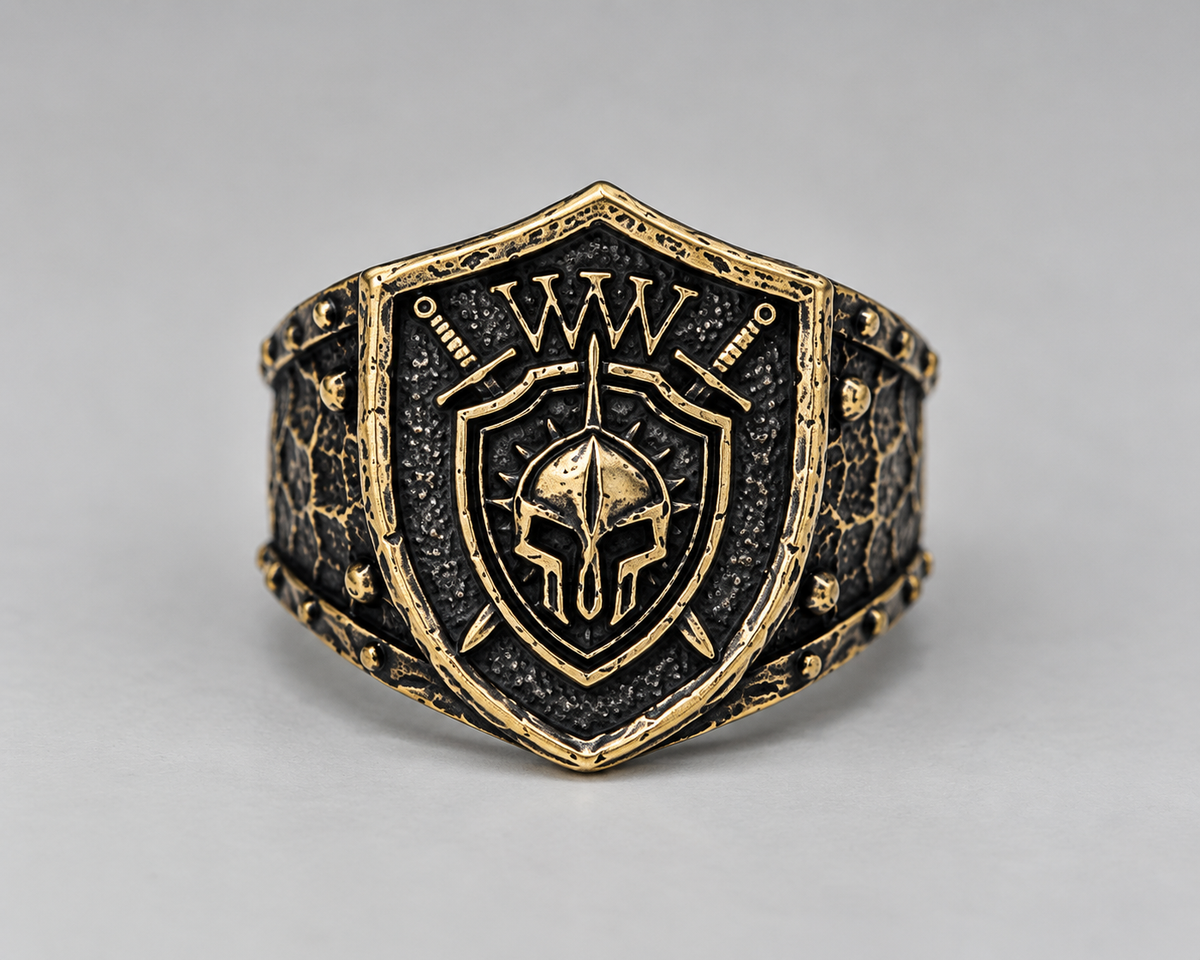 Brass Oxidized Ring