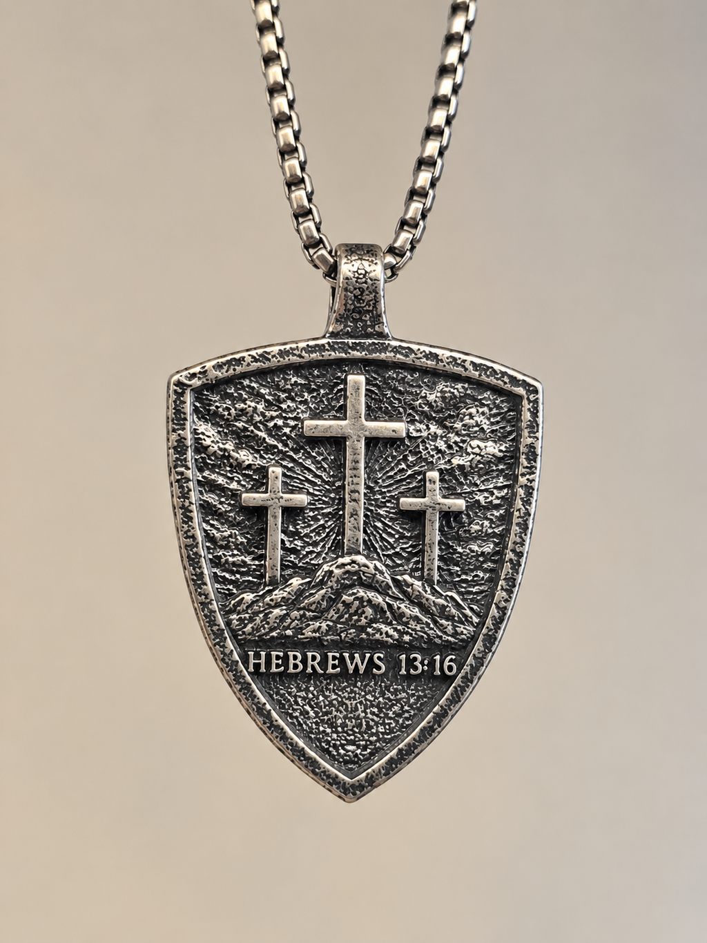 Sterling Silver Oxidized Pendant
