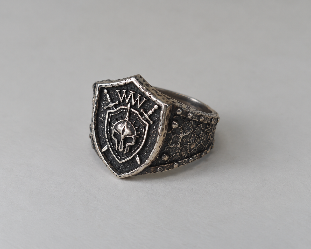 Stainless Steel Oxidized Ring